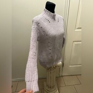 American Eagle Sweater wool blend chunky lilac Small 0602